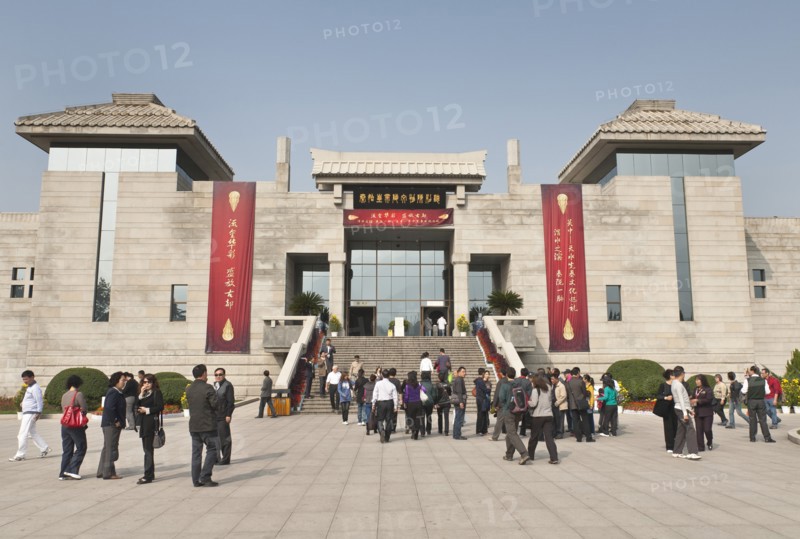Museum housing bronze chariots at the site of the terracotta army. Photo: Mel Longhurst