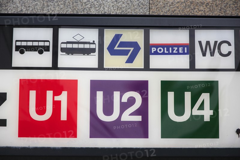 Sign for the metro tram buses police and toilets. Photo: Bennett Dean