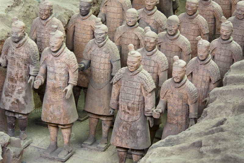 Terracotta army. Photo : Mel Longhurst