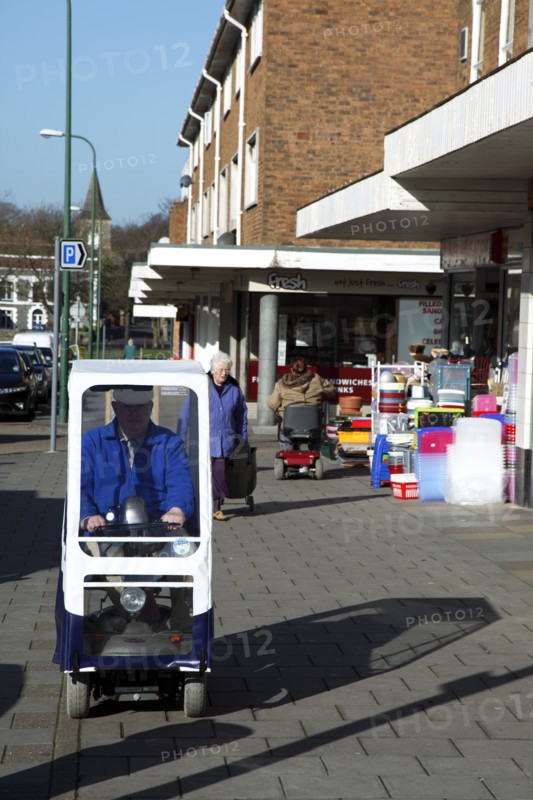 England, West Sussex, Southwick, The Square, Shopping Precinct.