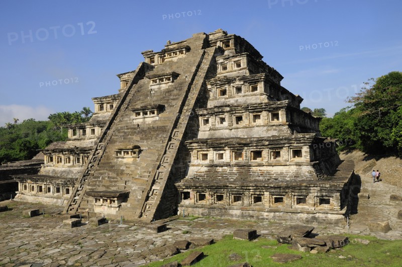 Mexico, Veracruz, Papantla, El Tajin archaeological site Pyramide de los Nichos. 
Photo : Nick Bonetti