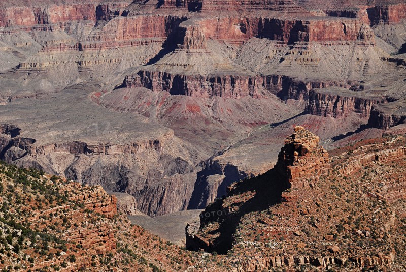 USA, Arizona, Grand Canyon, South Rim view from Yavapai Point. 
Photo : Hugh Rooney