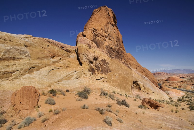 USA, Nevada, Valley of Fire State Park, Rock formations. 
Photo : Hugh Rooney