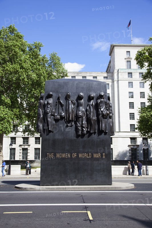 England, London, Westminster Whitehall Memorial for the Women of World War Two. 
Photo : Stephen Rafferty