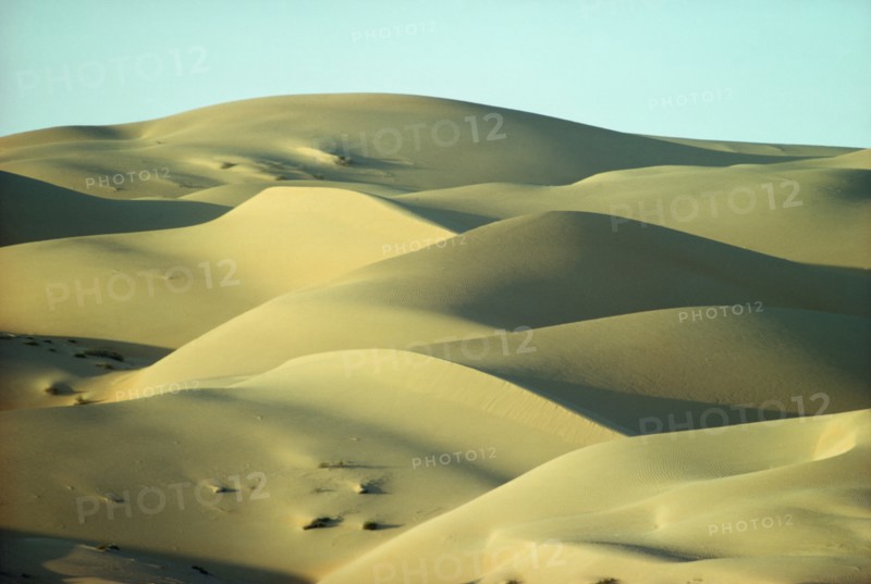 Saudi Arabia, Desert, Landscape with sand dunes. 
Photo : Robin Constable