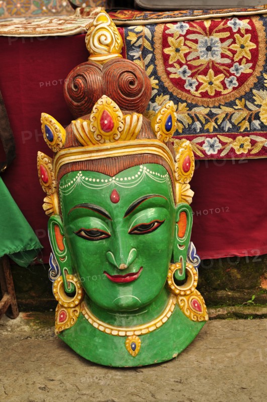 PAPIER MACHE MASKS OF DEMONS AND DEITIES -  FOLK ART OF NEPAL