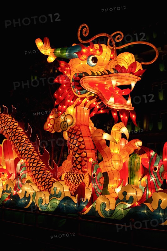 SILK LANTERNS AT THE CHINESE  MID AUTUMN LANTERN FESTIVAL