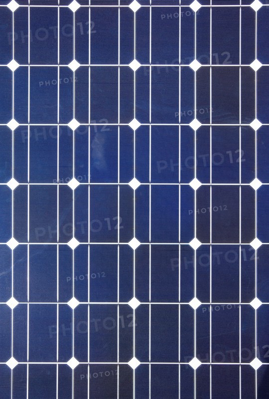 Architecture, Environment, Solar Panels, Alternative Energy Electricity Solar photovoltaic roof panel detail on house for electricity conversion. 
Photo : Paul Seheult