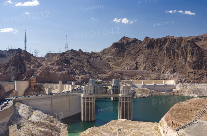 View of Lake Mead created by the Hoover Dam