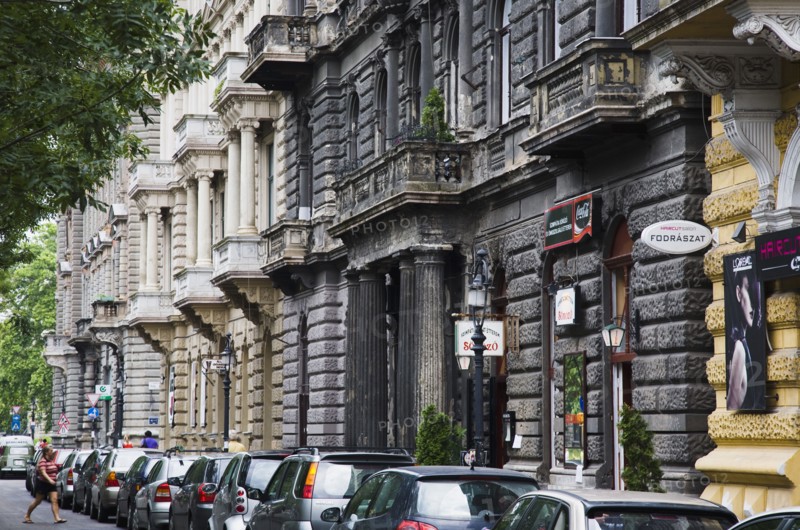 Andrassy Ut premier shopping district in central Pest.