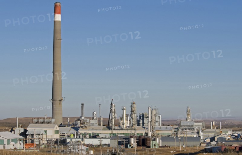 Shell sour natural gas processing plant which produces methane propane butane ethane condensate and sulphur plant is only 20 km from Waterton Lakes National Park a UNESCO World Heritage Site