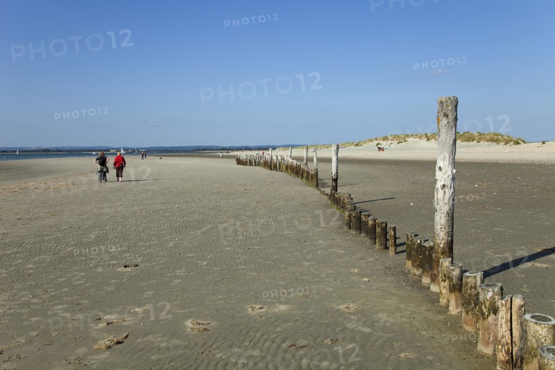East Head sandy beach.