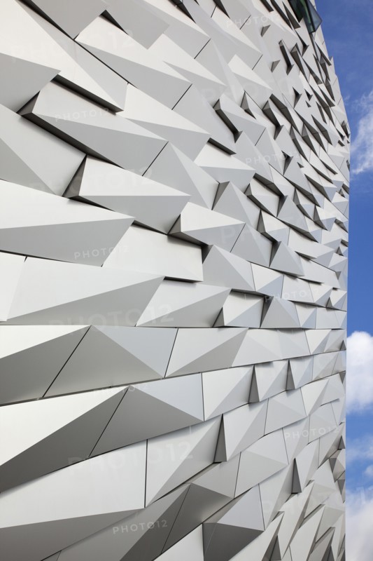Titanic Quarter Visitor centre designed by Civic Arts & Eric R Kuhne.