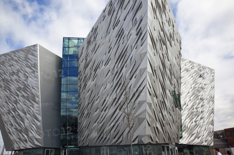 Titanic Quarter Visitor centre designed by Civic Arts & Eric R Kuhne.