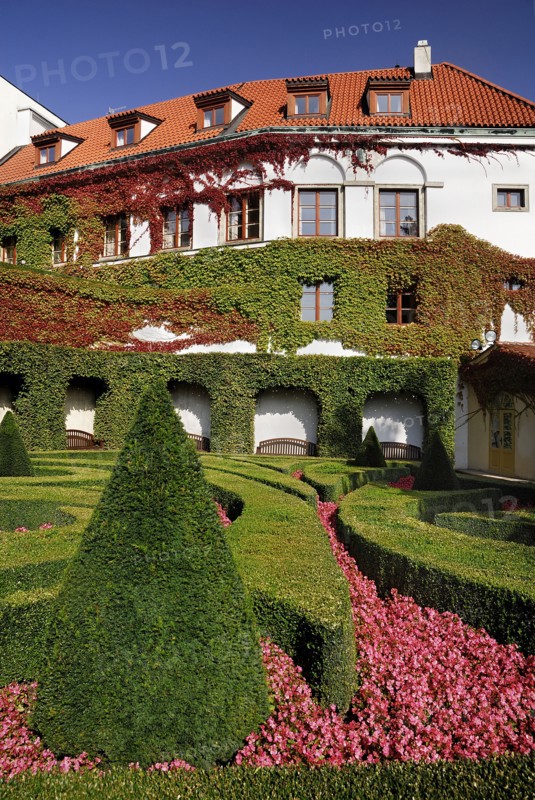 Vrtbov Garden formal Baroque garden constructed 1720.
