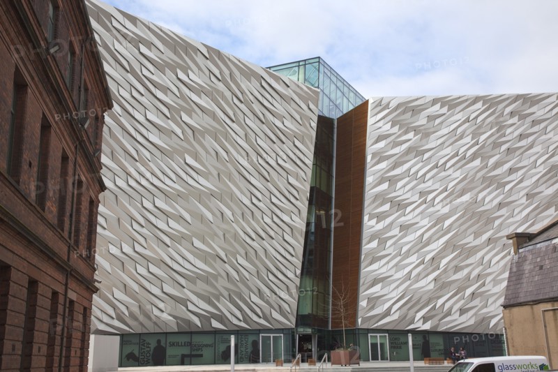 Titanic Quarter Visitor centre designed by Civic Arts & Eric R Kuhne.