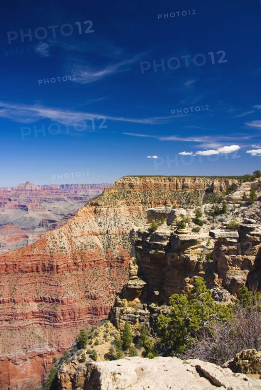 Grand Canyon. View across the Grand Canyon.