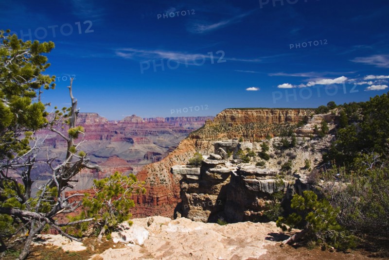 Grand Canyon. View across the Grand Canyon.