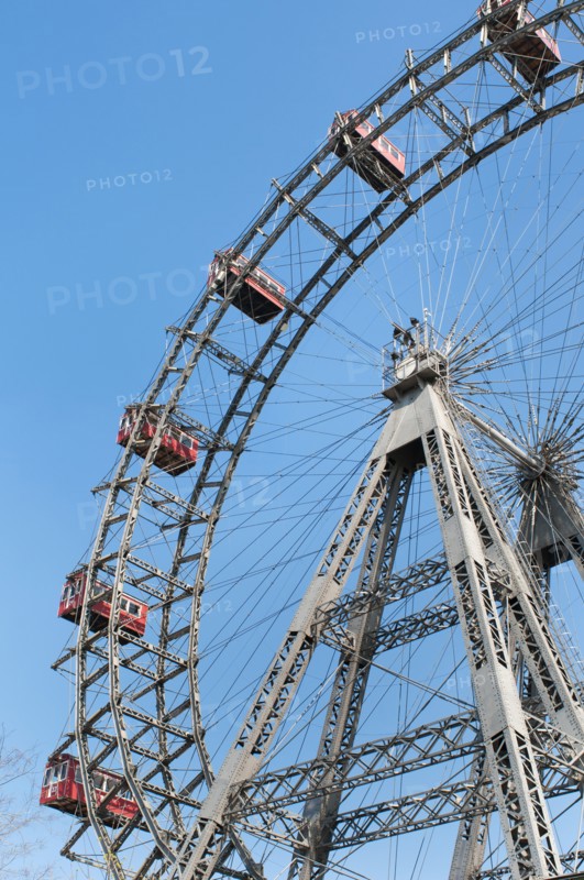 The Wiener Riesenred or Giant Wheel is one of the oldest Ferris wheels in the world erected in 1897 to celebrate the Golden Jubilee of Emperor Franz Joseph 1.