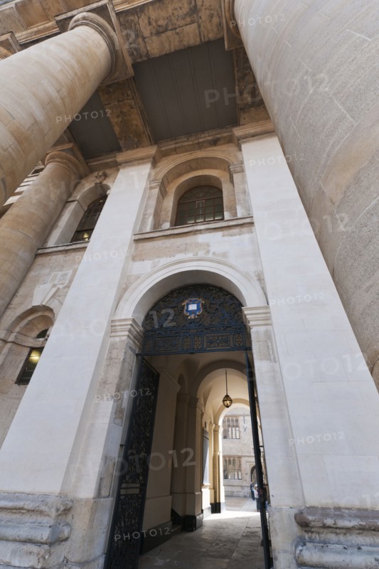 The Clarendon building designed by Nicolas Hawksmoor to house the University Press