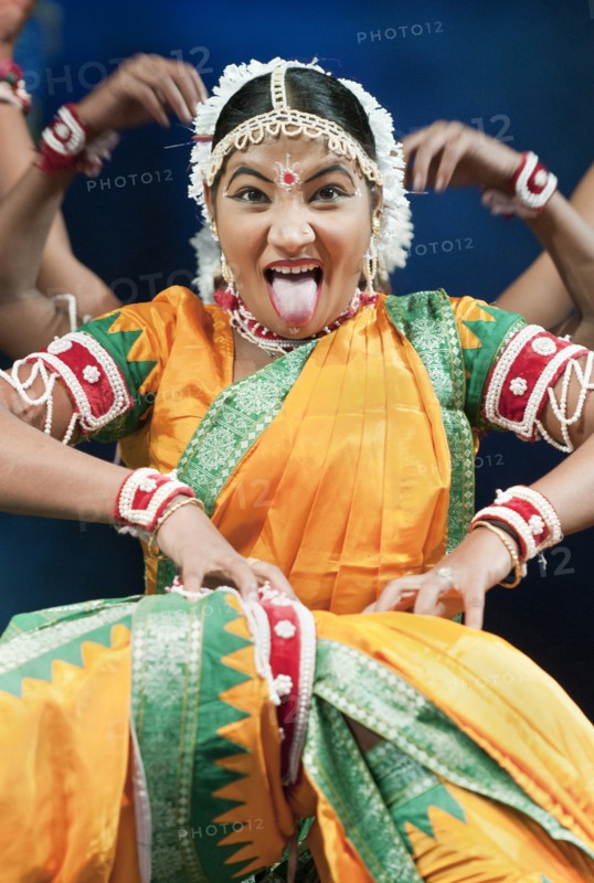 The Gotipuas from Orissa interpret the traditional Gotipuan dance in which young boys danced dressed as females.