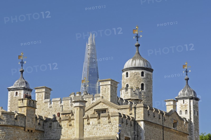 The Shard viewed from Tower of London London England