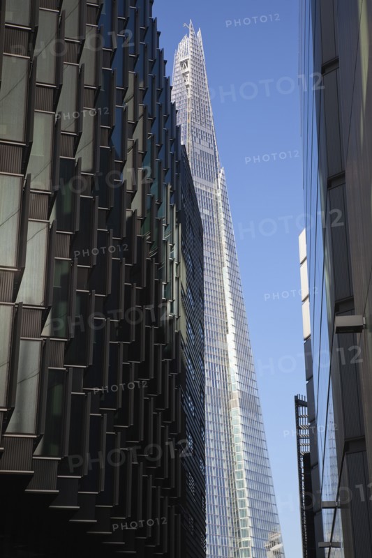 England, London, Southwark southbank The Shard skyscraper designed by Renzo Piano in the citys London Bridge Quarter. Photo : Stephen Rafferty