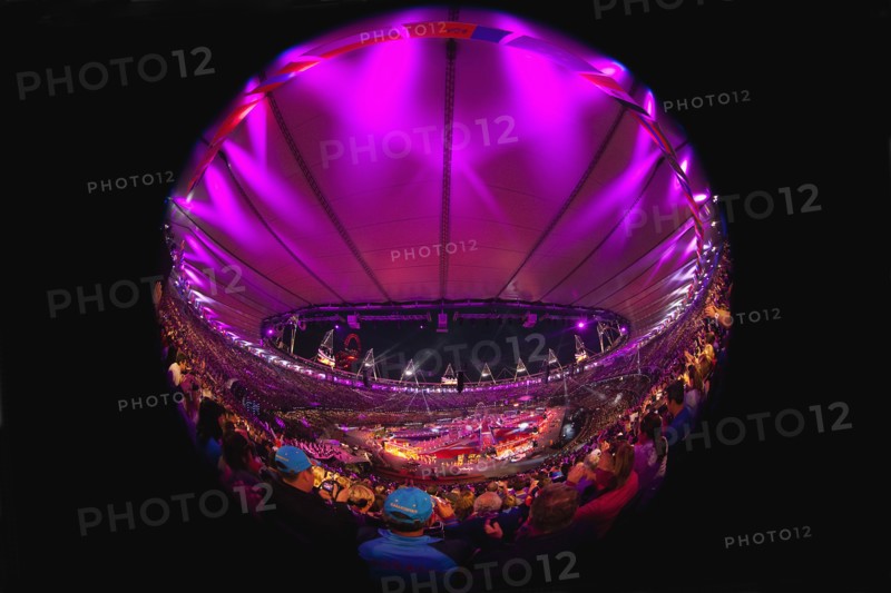 England, London, Stratford Olympic games closing ceremony. Photo : Sean Aidan