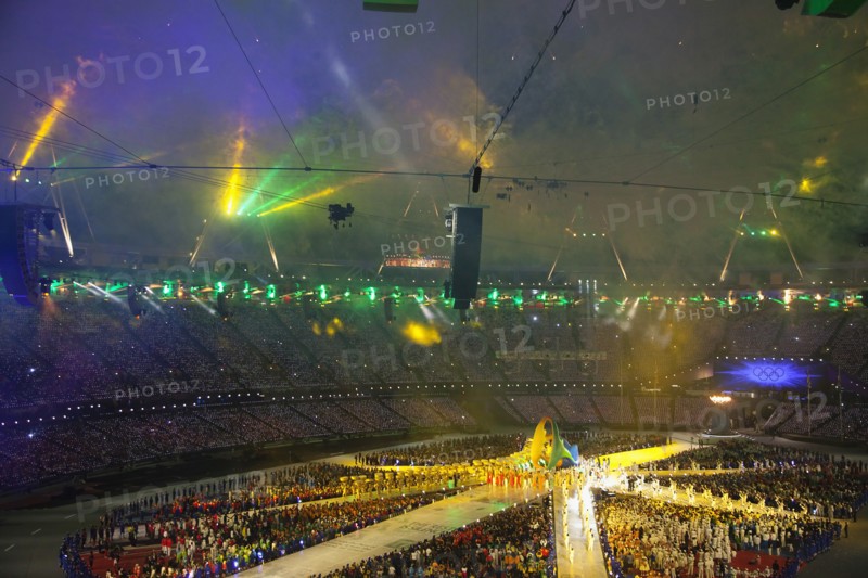 England, London, Stratford Olympic games closing ceremony. Photo : Sean Aidan