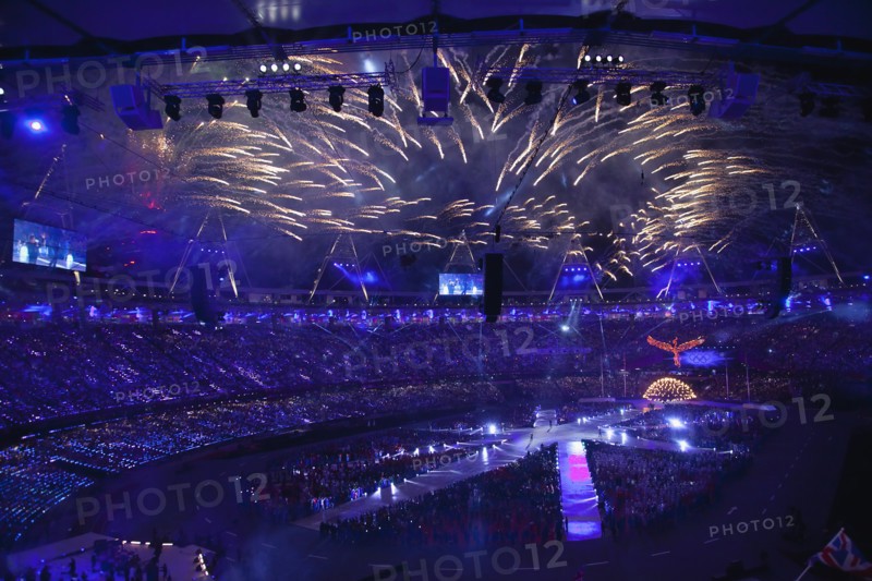 England, London, Stratford Olympic games closing ceremony. Photo : Sean Aidan