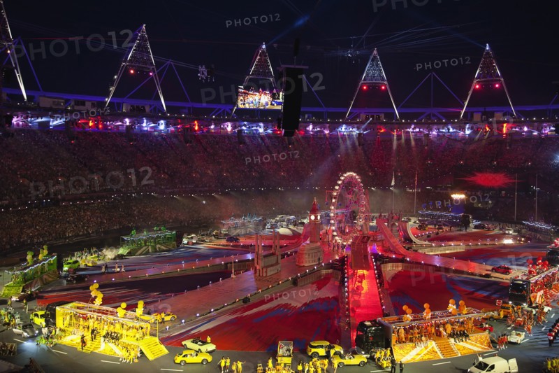 England, London, Stratford Olympic games closing ceremony. Photo : Sean Aidan