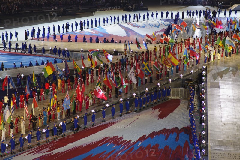 England, London, Stratford Olympic games closing ceremony. Photo : Sean Aidan