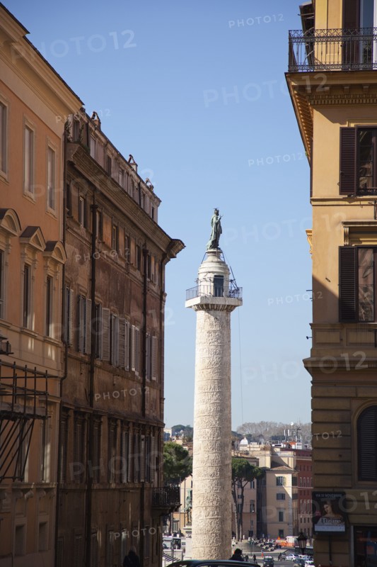 Italy, Lazio, Rome, Trajans Column near Quirinal Hill. 
Photo Stephen Rafferty / Eye Ubiquitous