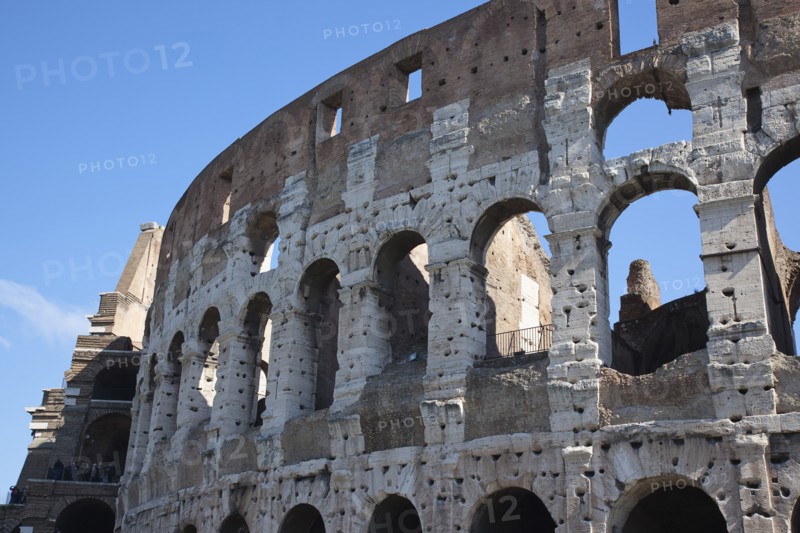 Italy, Lazio, Rome, View of the the ancient Roman Coliseum ruins. 
Photo Stephen Rafferty / Eye Ubiquitous