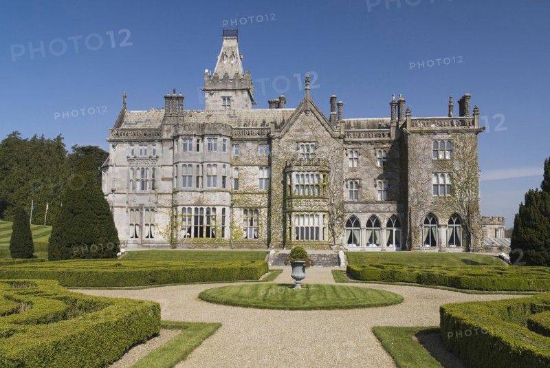 Ireland, County Limerick, Adare, Adare Manor 19th century manor house now a luxury hotel and golf course. 
Photo Hugh Rooney / Eye Ubiquitous