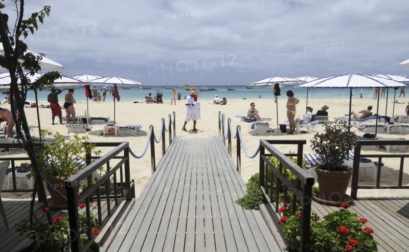 Cape Verde Islands, Sal Island, Santa Maria, Santa Maria Beach.