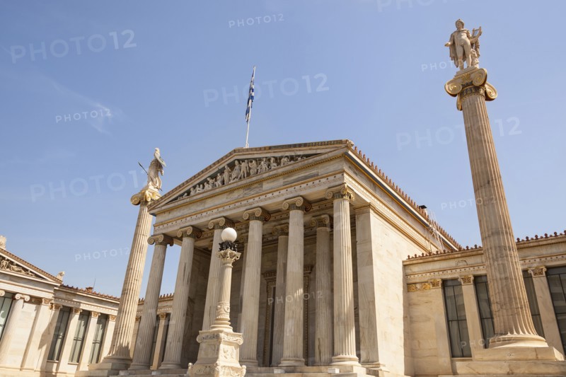 Greece, Attica, Athens, Academy of Arts. 
Photo Mel Longhurst