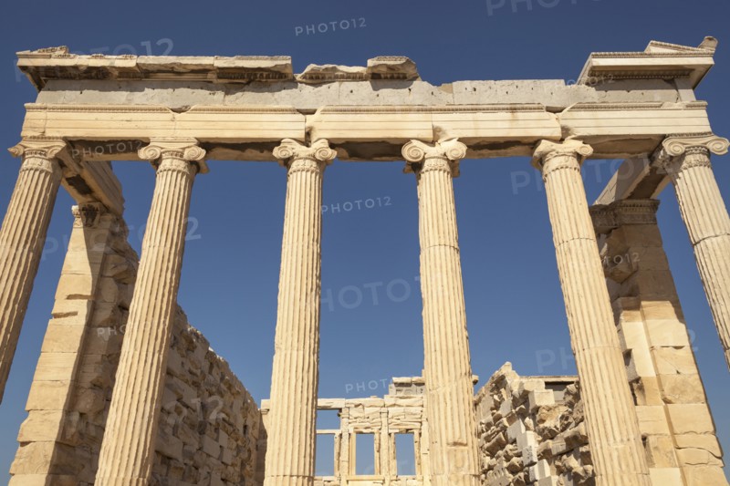 Greece, Attica, Athens, The Erechtheion, at the Acropolis. . 
Photo Mel Longhurst