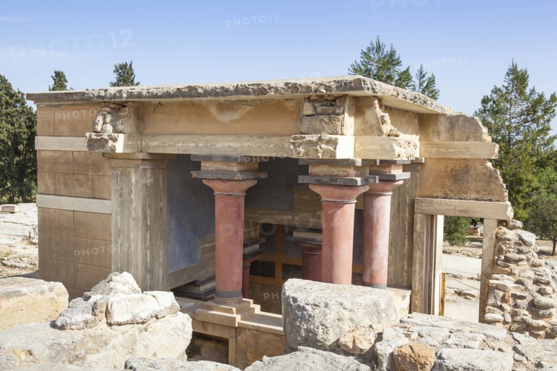 Greece, Crete, Knossos, The North Lustral Basin building, Knossos Palace. 
Photo Mel Longhurst