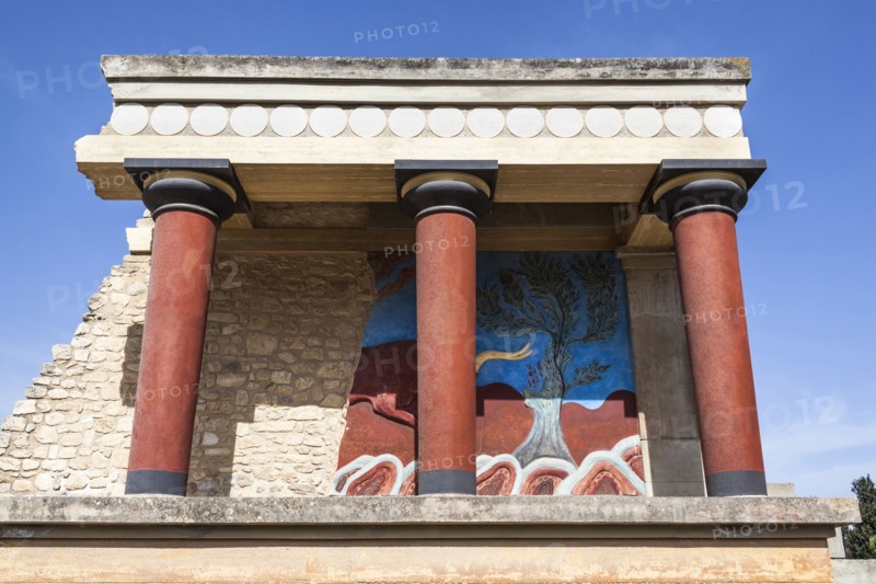 Greece, Crete, Knossos, The north entrance