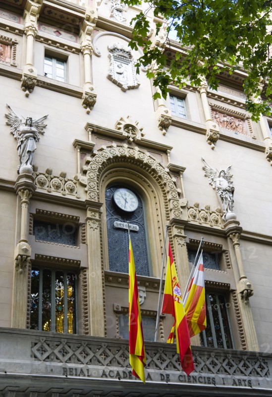 Spain, Catalonia, Barcelona, Reial Academia de Ciencies i Arts.