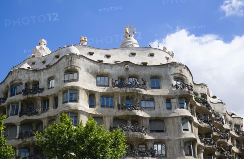 Spain, Catalonia, Barcelona, La Pedrera.