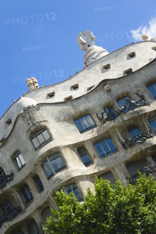 Spain, Catalonia, Barcelona, La Pedrera.