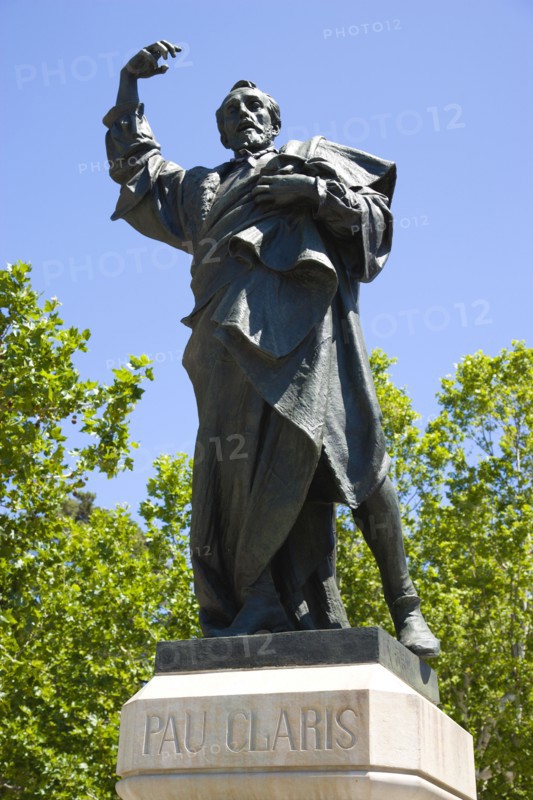 Spain, Catalonia, Barcelona, Statue of Pau Claris.
