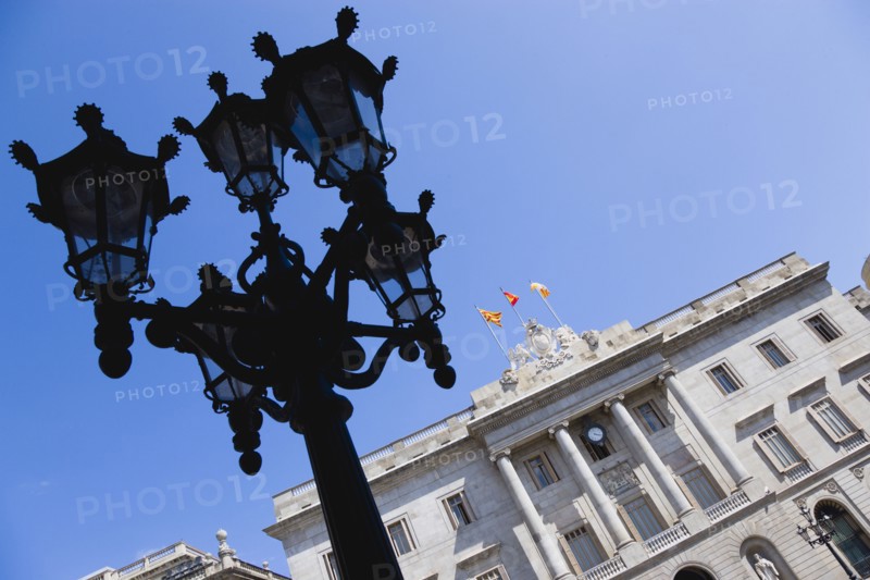 Spain, Catalonia, Barcelona, Casa de la Ciutat town hall.