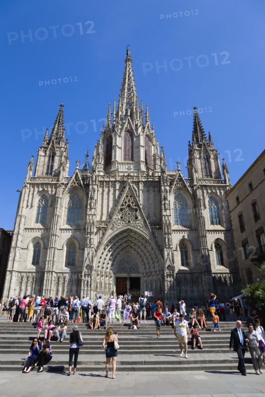 Spain, Catalonia, Barcelona, Cathedral.