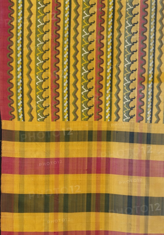 Jupe pour hommes birmane (détail)
