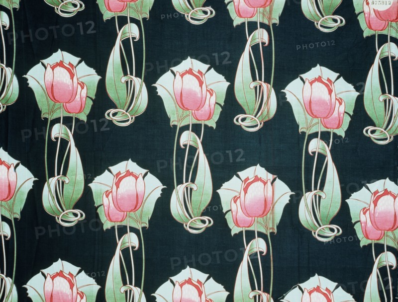 Tissu de coton imprimé