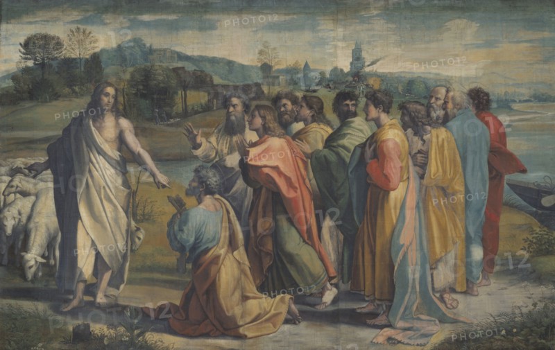 Raphaël, Le Christ remettant les clefs à Saint Pierre