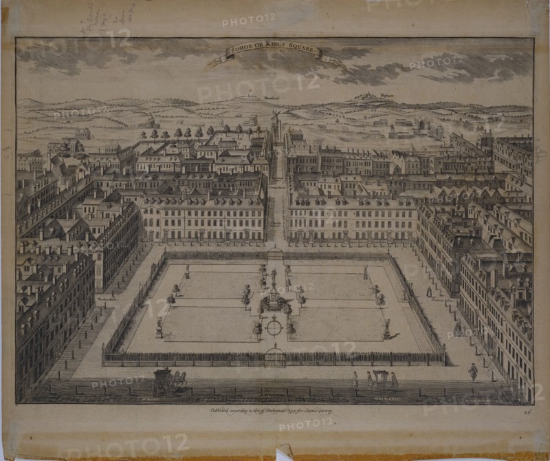 Days, King's Square à Londres, 1754